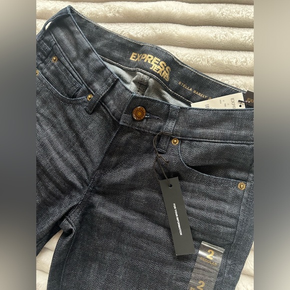 Express y2k stella barley boot regular fit low rise jeans - Picture 2 of 4